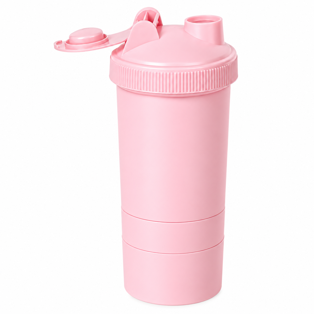 Shaker 500 ml avec 2 compartiments de rangement