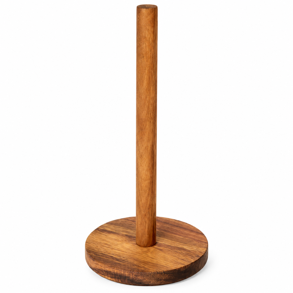 Porte-rouleau d’essuie-tout en bois d’acacia – 32 cm