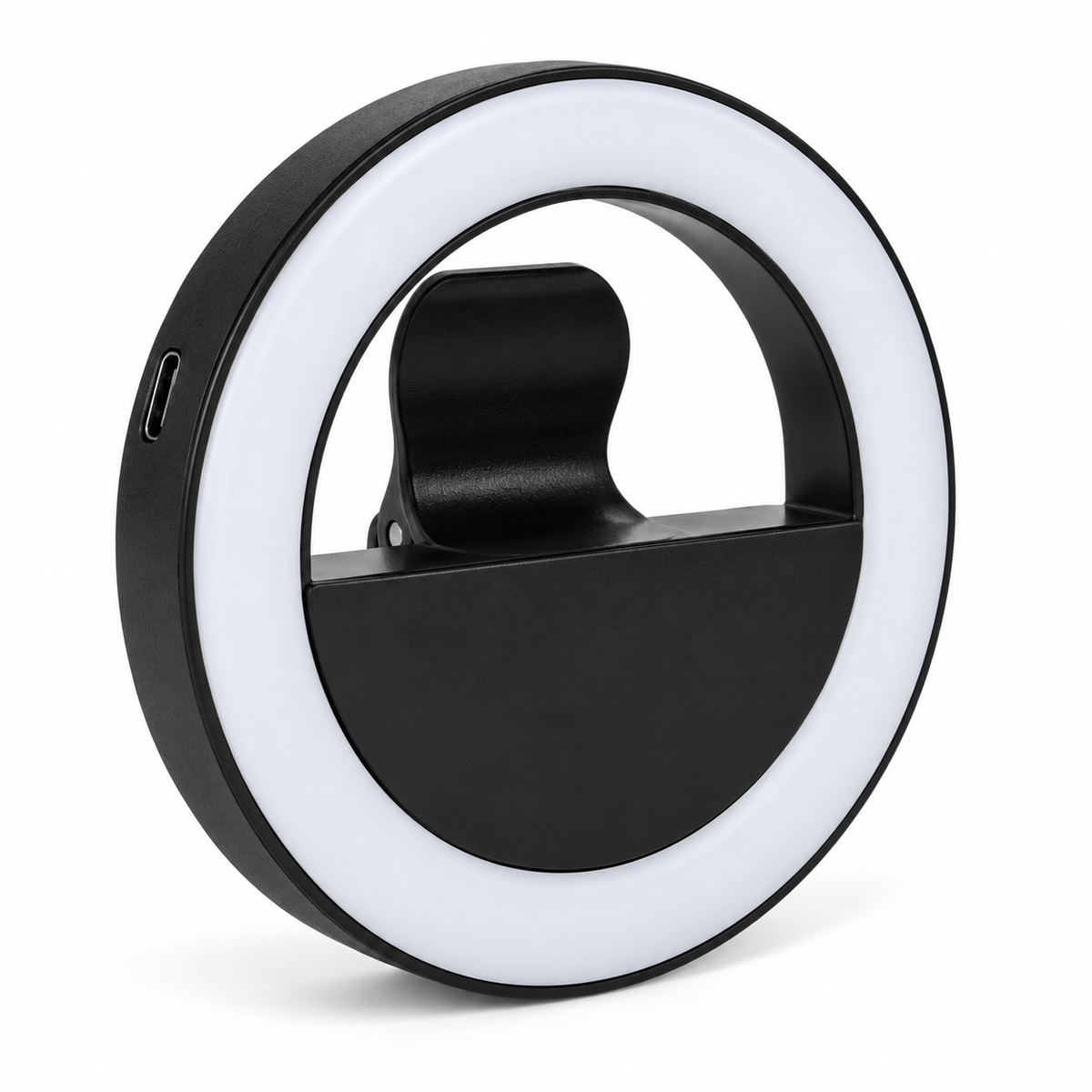 Mini anneau lumineux LED à pince – Rechargeable USB-C