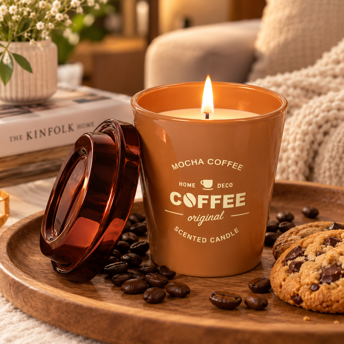 Bougie parfumée en tasse à café – Plusieurs senteurs