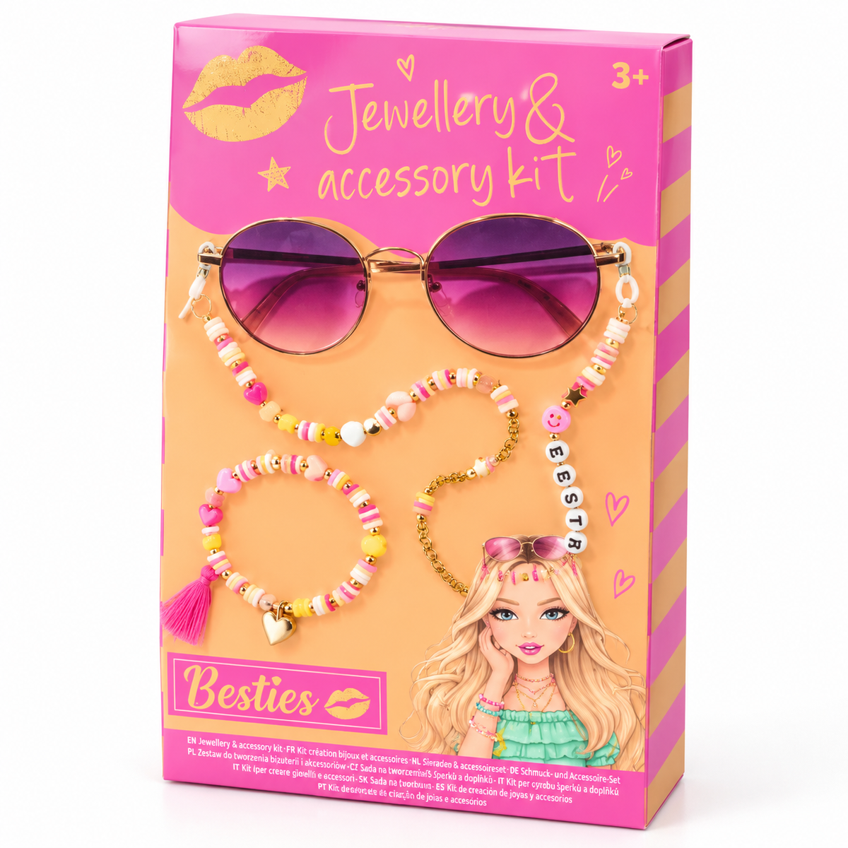 Kit création de bijoux et accessoires enfant – Perles et bracelets DIY