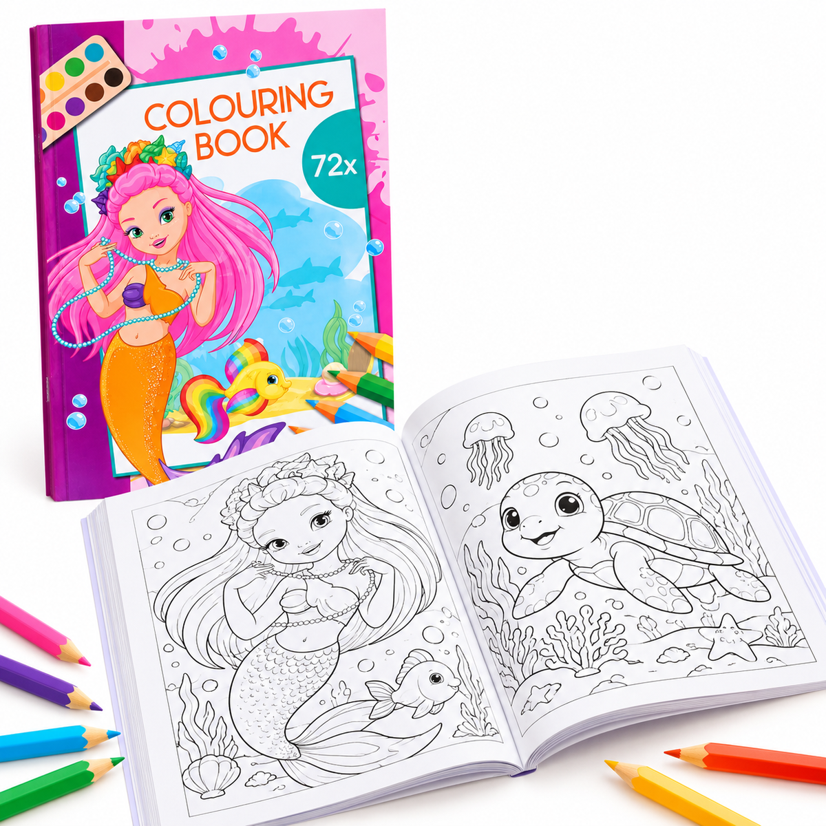 Livre de coloriage enfant, 72 pages