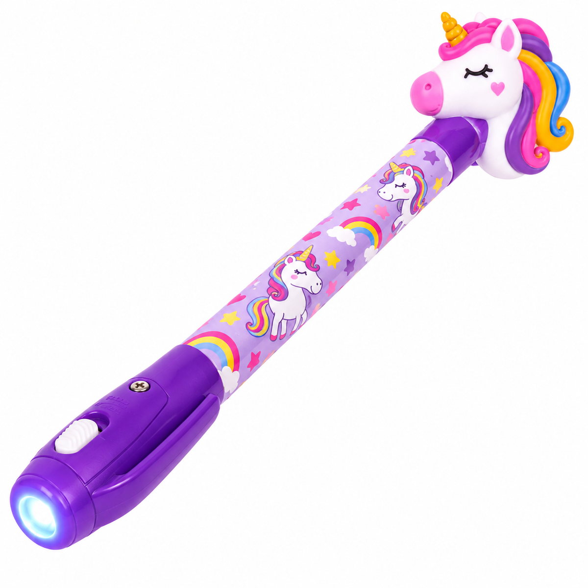 Stylo à encre invisible avec lampe UV – Modèles assortis